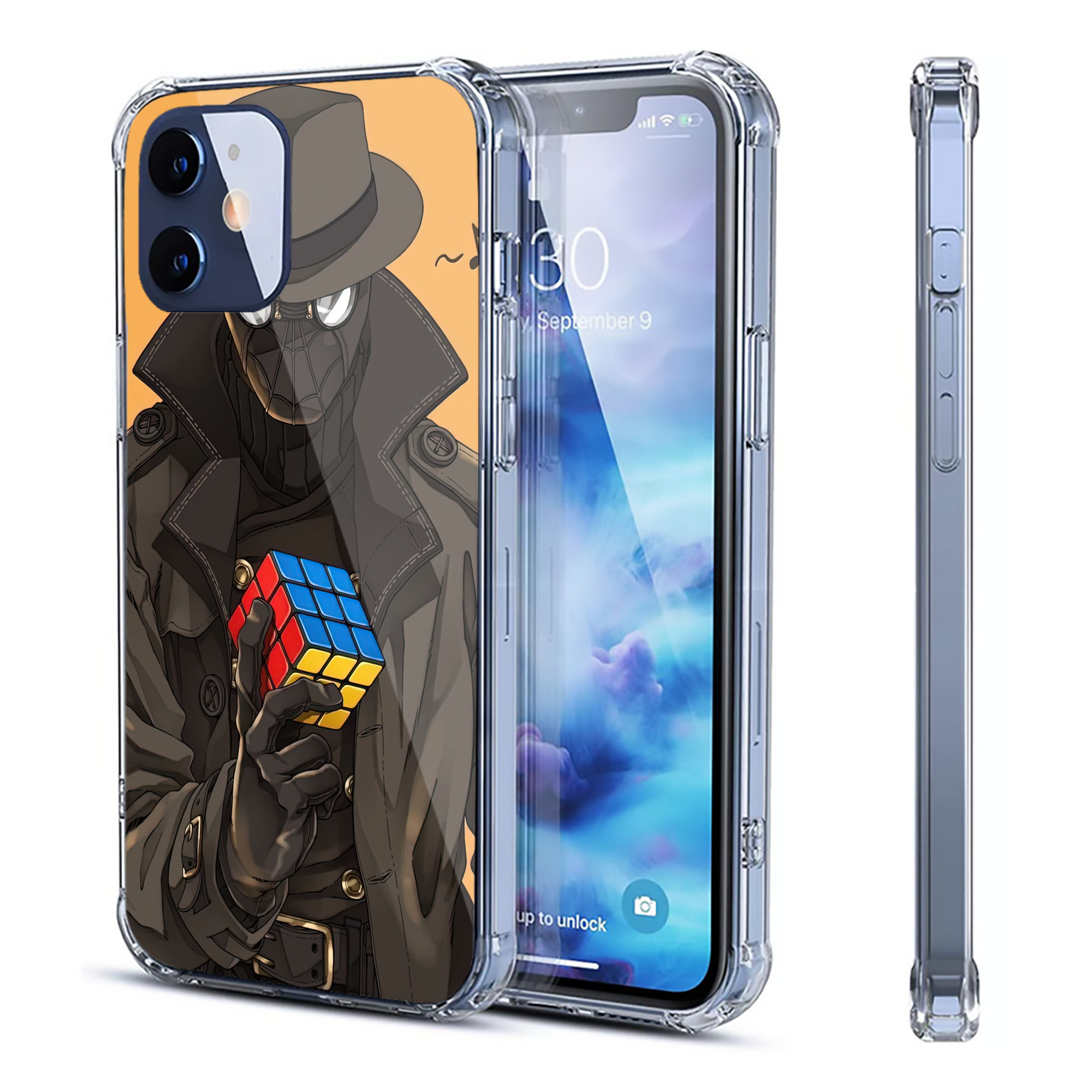 （画像用） Spider Man スパイダーマン 【iPhone 12シリーズ対応】透明スマホケース（クリアソフトケース）